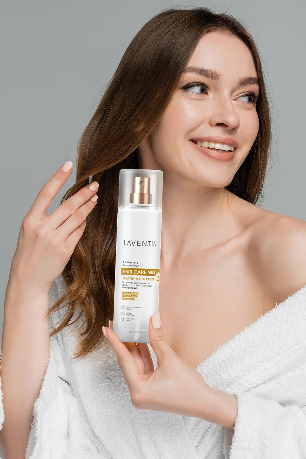 Laventin Biberiye - Argan - Keratin içeren Besleyici Ve Onarıcı Saç Bakım Spreyi 200 ml